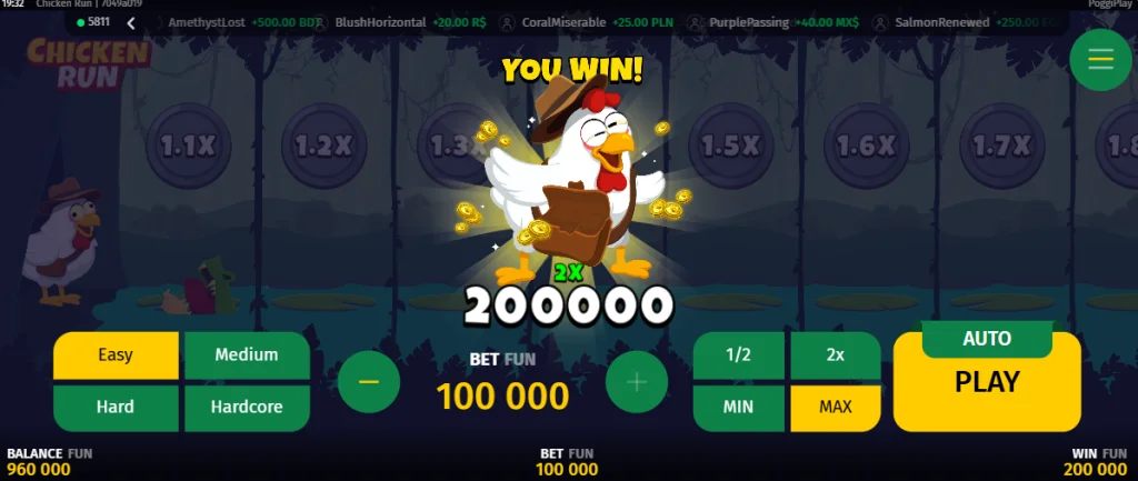Game Demo Chicken Run